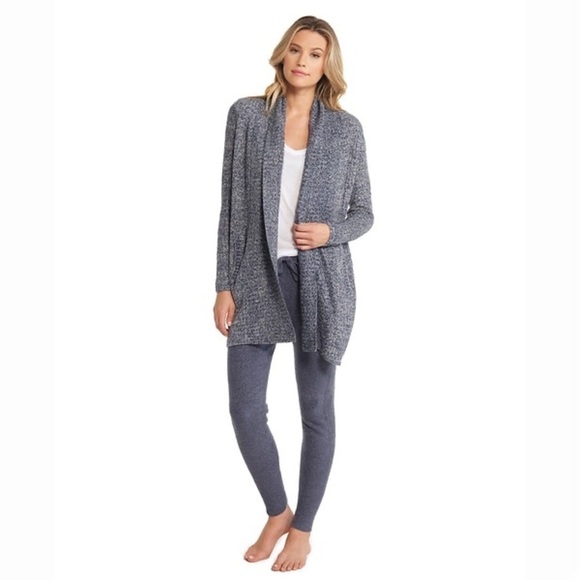 Barefoot Dreams Cozy Chic Lite Montecito Cardigan Indigo Stone - Picture 1 of 10